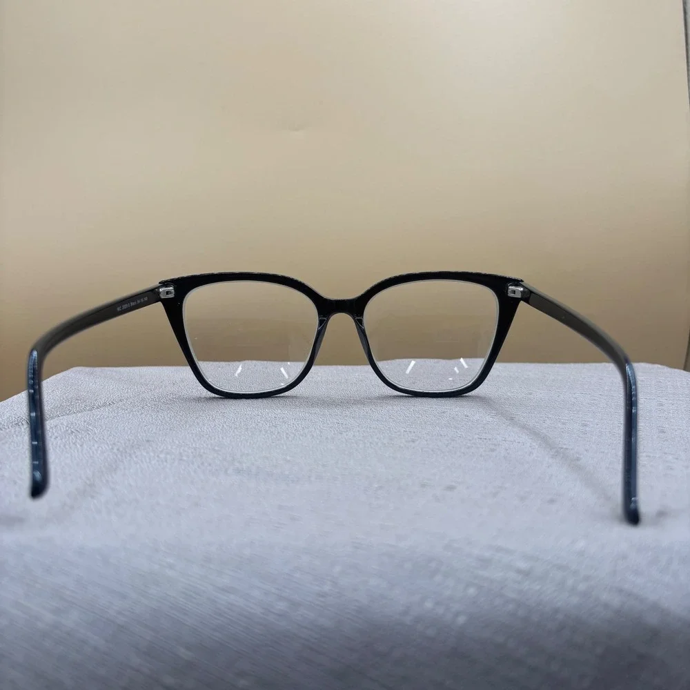 Black Cat Eye Eyeglass Frames WC 2020-5 54-16-140 Full Rim Glasses